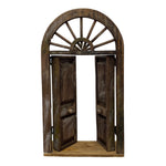 Portone in legno 24x44x10 per statue da 22 - 25 cm