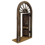 Portone in legno 24x44x10 per statue da 22 - 25 cm