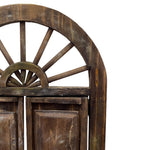 Portone in legno 24x44x10 per statue da 22 - 25 cm