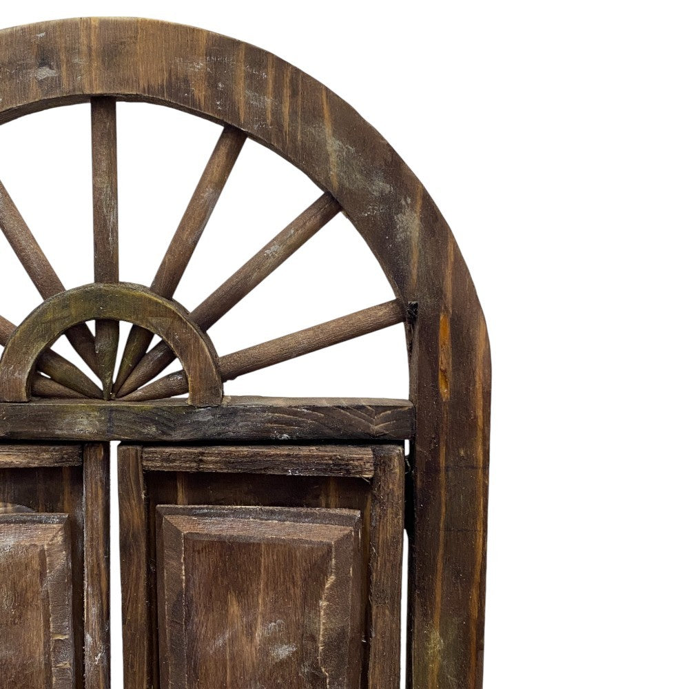 Portone in legno 24x44x10 per statue da 22 - 25 cm