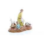 Pastori Statuina Gruppo scena domestica cm 10 per presepe Landi Moranduzzo