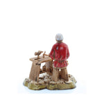 Pastore statuina Ciabattino 10 cm di plastica Moranduzzo per presepe