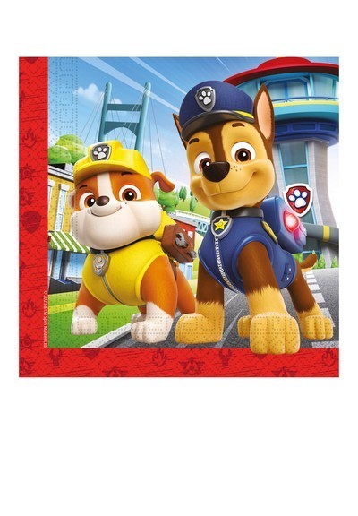 Tovagliolo 33 cm FSC Paw Patrol - Rescue Heroes 20 pz