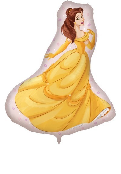 Pallone Foil Belle 80x97 cm supersize festa a tema principessa |Anagram