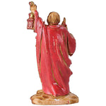 Pastore statuina Pastore con lanterna 3,5 cm di plastrica Moranduzzo per presepe