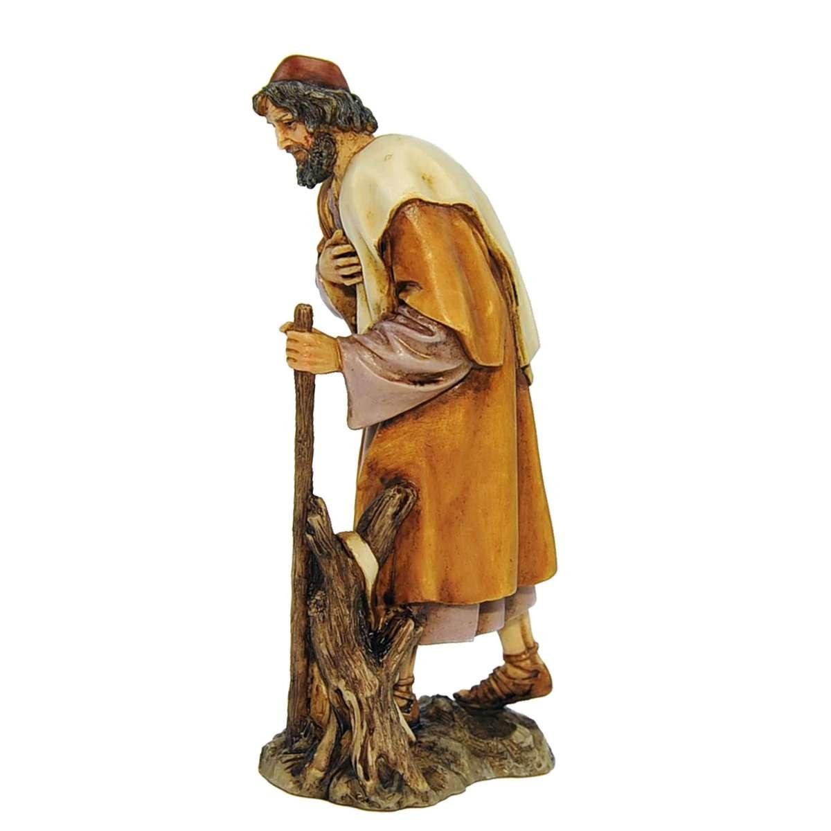 Pastore statuina Landi Moranduzzo San Giuseppe cm 15 per presepe