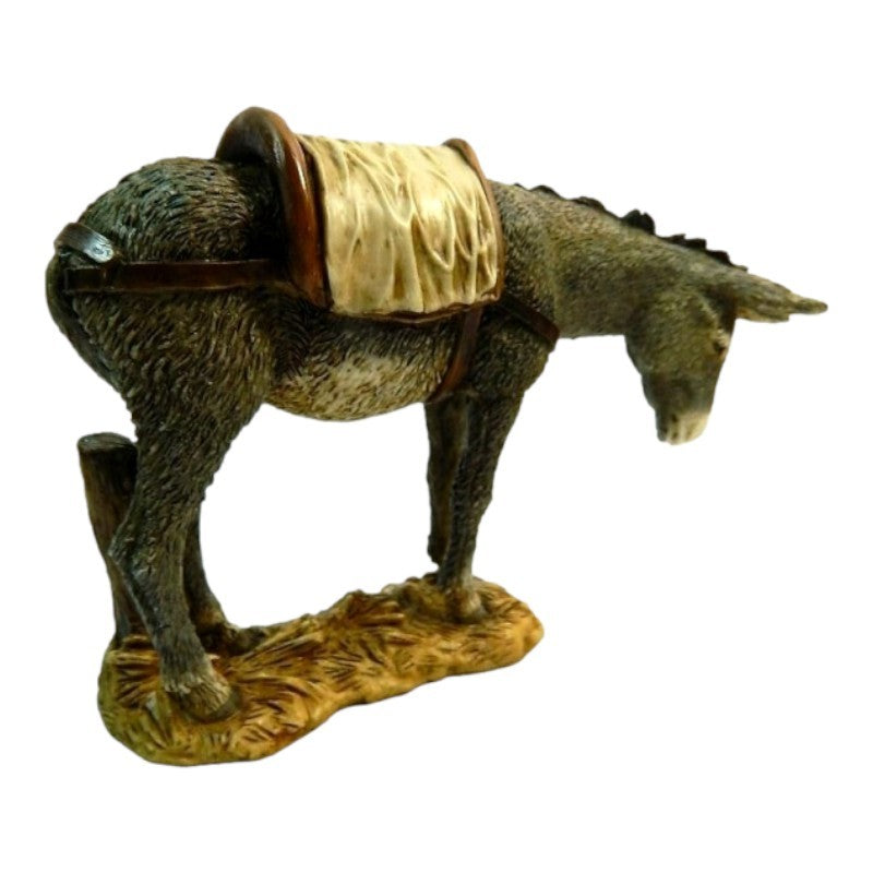 Pastore statuina Landi Moranduzzo Asinello cm 15 per presepe