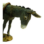 Pastore statuina Landi Moranduzzo Asinello cm 15 per presepe