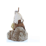 Pastore statuina Guardiano con bastone 13 cm di plastica Moranduzzo per presepe