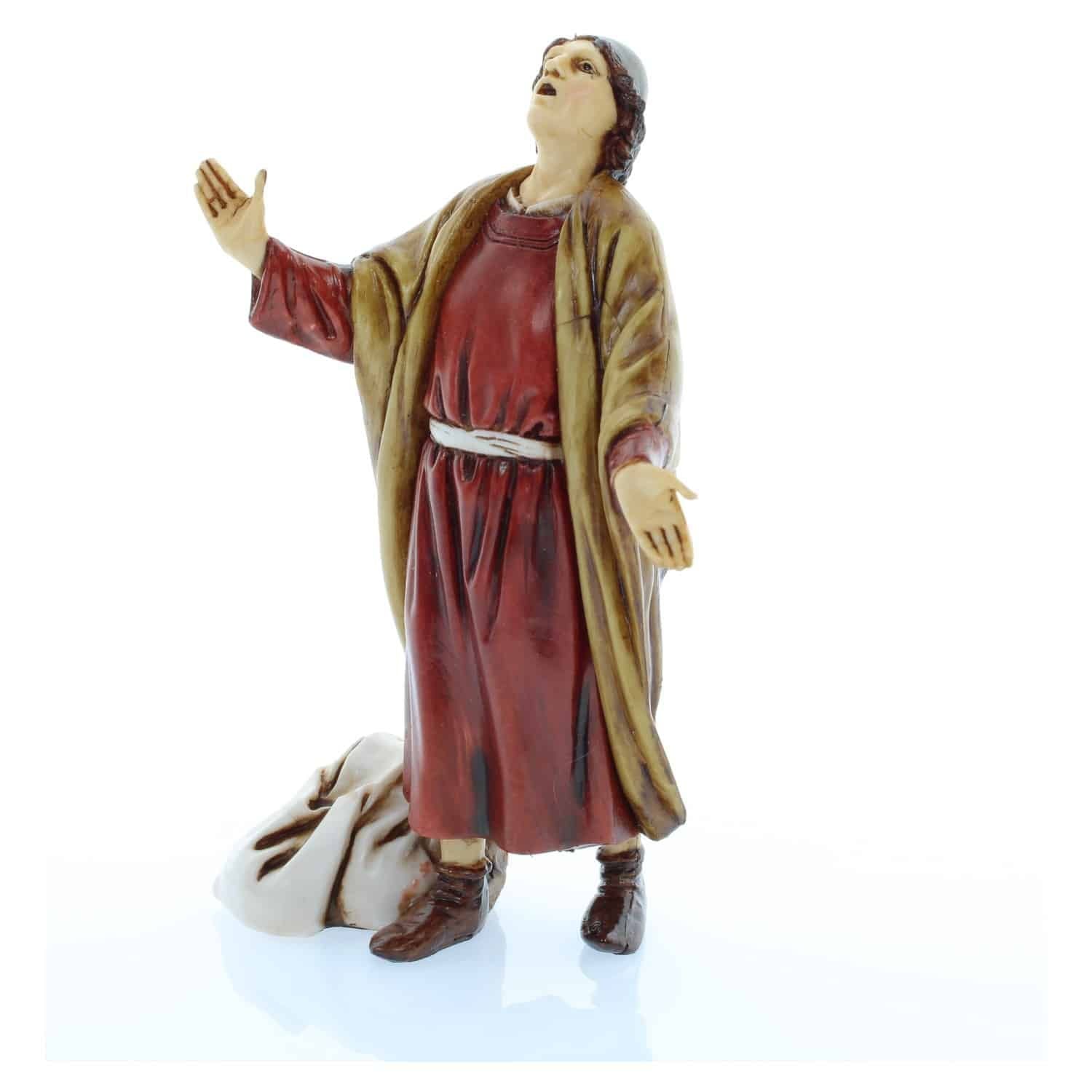 Pastore statuina Moranduzzo Meravigliato 13 cm per presepe