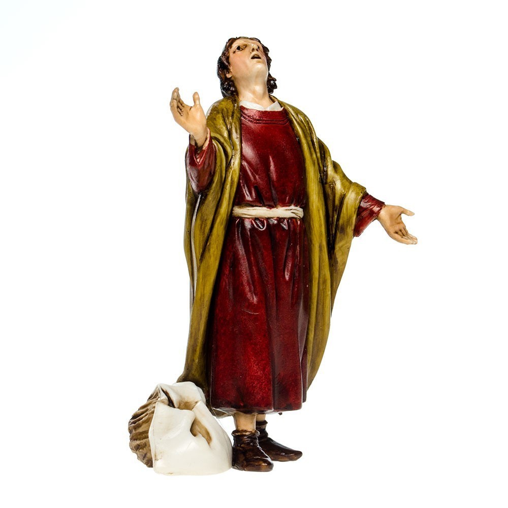 Pastore statuina Moranduzzo Meravigliato 13 cm per presepe