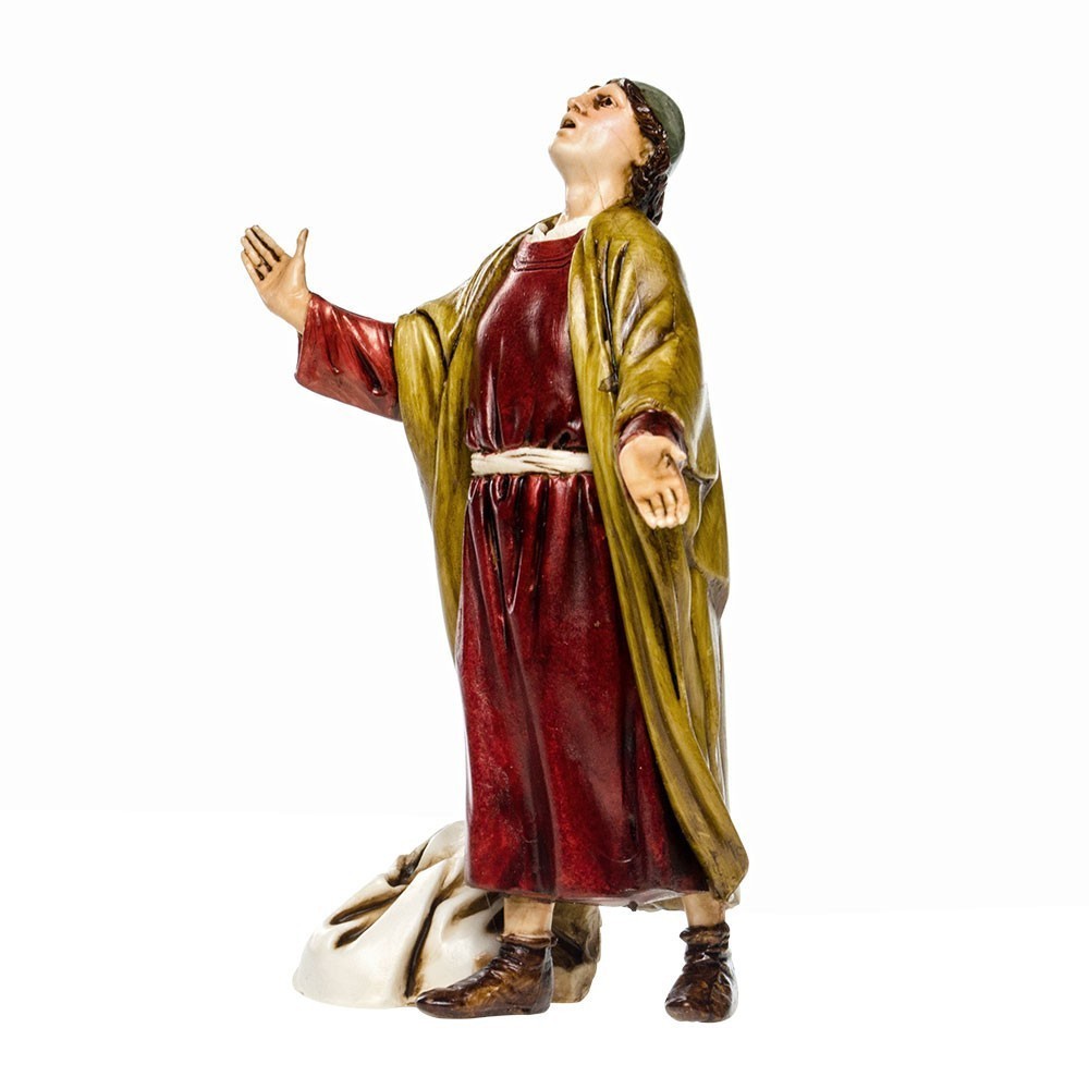 Pastore statuina Moranduzzo Meravigliato 13 cm per presepe