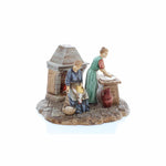 Pastori Statuina Gruppo cucina 10 cm per presepe Landi Moranduzzo