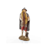 Pastore statuina Zampognaro 12 cm di plastica stile 700 Moranduzzo per presepe