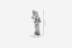Pastore statuina Donna con brocca 12 cm presepe in PVC stile ’700 | Moranduzzo