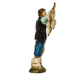 Pastore statuina Moranduzzo Pollivendolo cm 12 per presepe