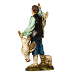 Pastore statuina Moranduzzo Pollivendolo cm 12 per presepe