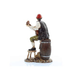 Pastore statuina Moranduzzo Cantastorie cm 12 per presepe