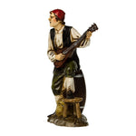 Pastore statuina Moranduzzo Cantastorie cm 12 per presepe