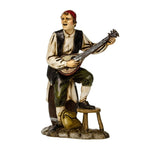 Pastore statuina Moranduzzo Cantastorie cm 12 per presepe