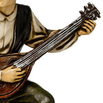 Pastore statuina Moranduzzo Cantastorie cm 12 per presepe