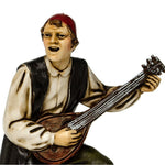 Pastore statuina Moranduzzo Cantastorie cm 12 per presepe