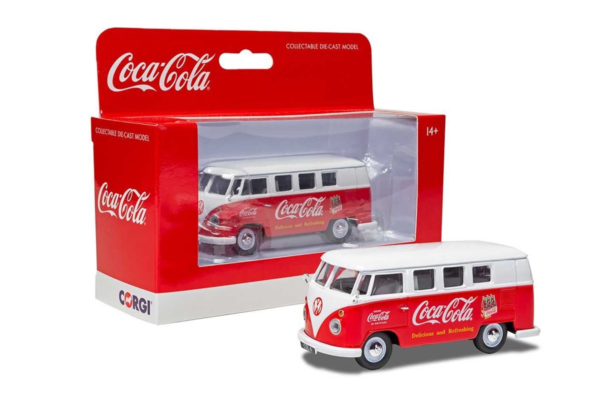 Volkswagen Campervan Coca-Cola anni ’60 scala 1:43 modello vintage