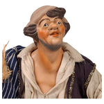 Venditore di uova e gallina 30 cm in terracotta – Presepe napoletano