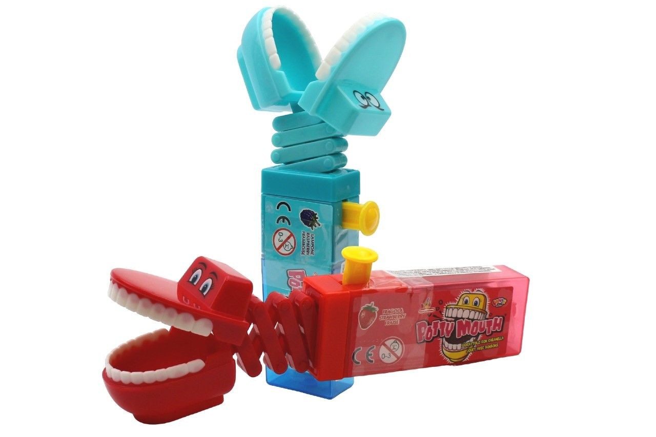 Potty Mouth 17g giocattolo con caramelle Candy Toys Casa del Dolce