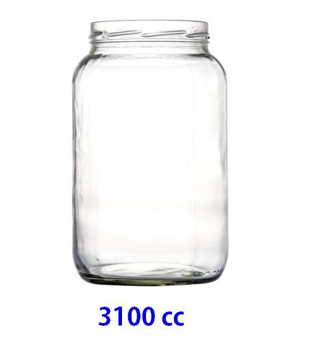 Vaso vetro 3100 ml Ø110 mm conserve grandi quantità