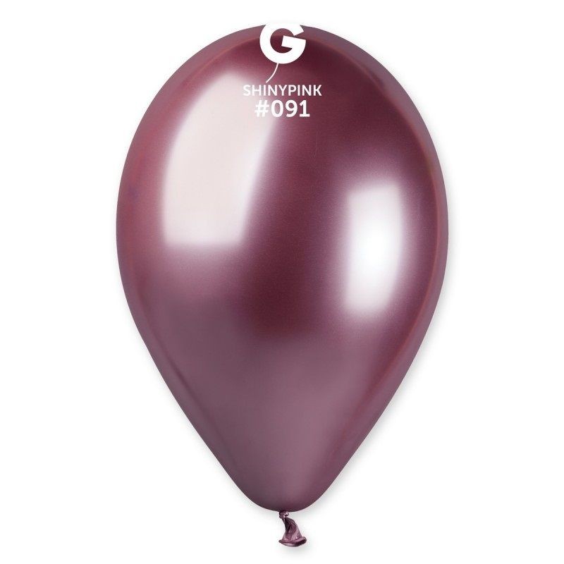 100pz Palloncini professionali 12 pollici 30 cm Rosa Chrome GB120/091