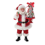 Possible Dreams | Statuetta Babbo Natale con Alberello di ciambelle 30 cm