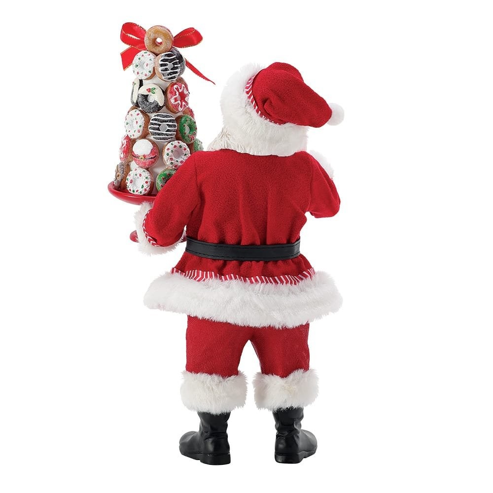Possible Dreams | Statuetta Babbo Natale con Alberello di ciambelle 30 cm