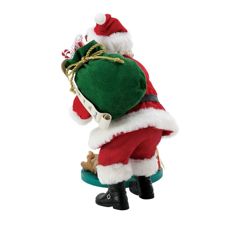 Possible Dreams | Statuetta Babbo Natale  con gattini 27 cm