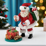 Possible Dreams | Statuetta Babbo Natale  con gattini 27 cm