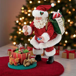 Possible Dreams | Statuetta Babbo Natale  con gattini 27 cm