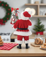 Possible Dreams | Statuetta Babbo Natale con Alberello di ciambelle 30 cm