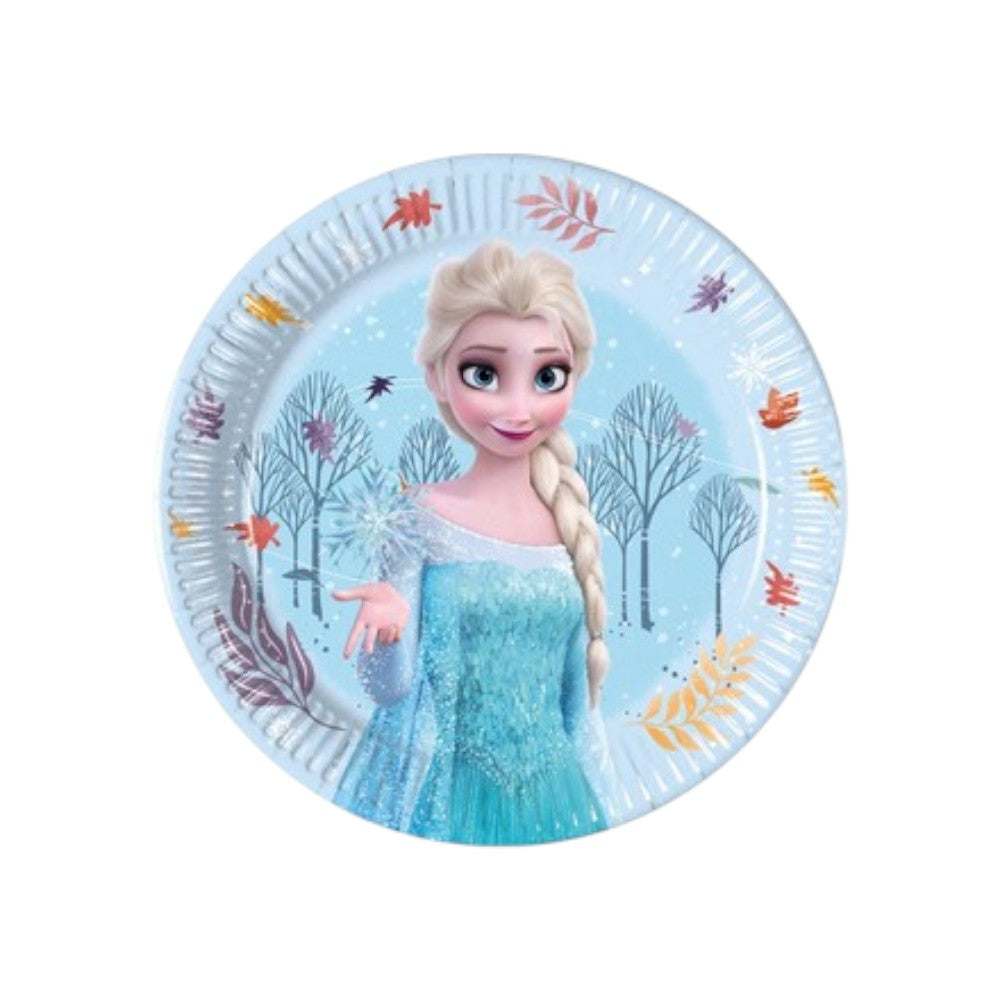 Piatti di carta 20 cm Frozen 8pz