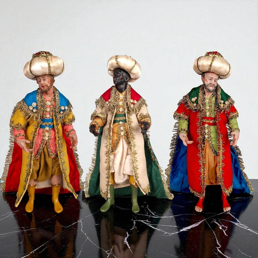 Statuette tris di magi cm 25
