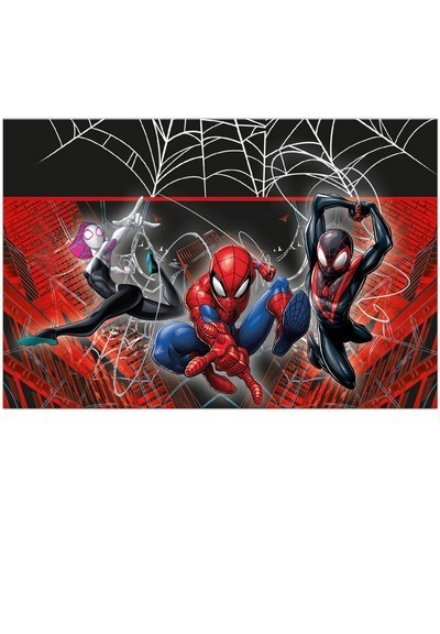 Tovaglia plastica 120x180 cm Spider-Man World Of Webs 1 pz
