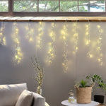 Tenda luminosa 576 LED effetto rincorsa 380x80 cm Lotti
