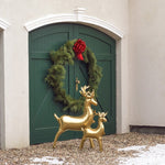 STANDING FOIL BALLOON REINDEER, 83 X 52