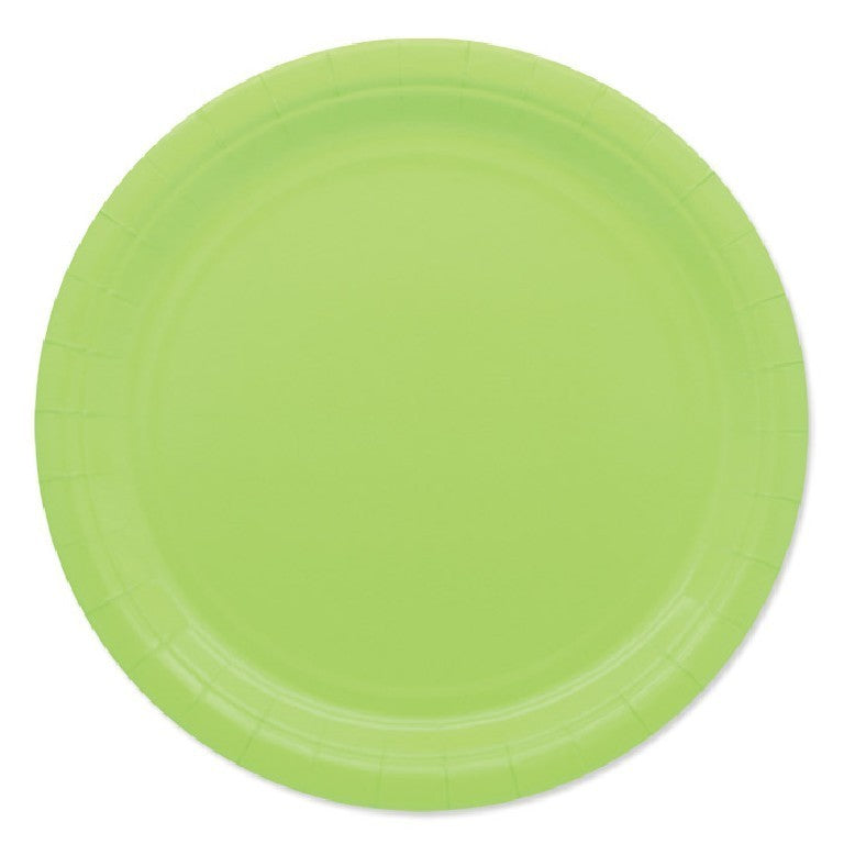Piatti di carta 24cm Ecolor Verde Mela 25pz