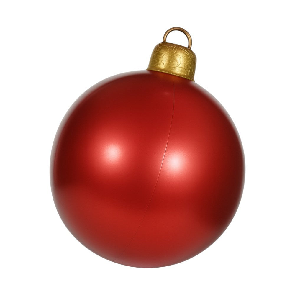 Sfera di natale gonfiabile Rossa Ø 100 cm per vetrine e allestimenti
