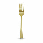 Set 12 forchette oro monouso