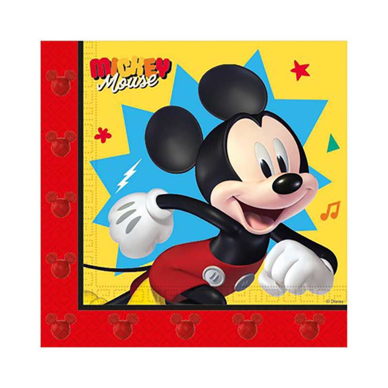 Tovagliolo 33 20pz Mickey Jump Into Fu