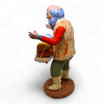 Pastori Statuina Venditore di formaggi cm 12 di terracotta per presepe