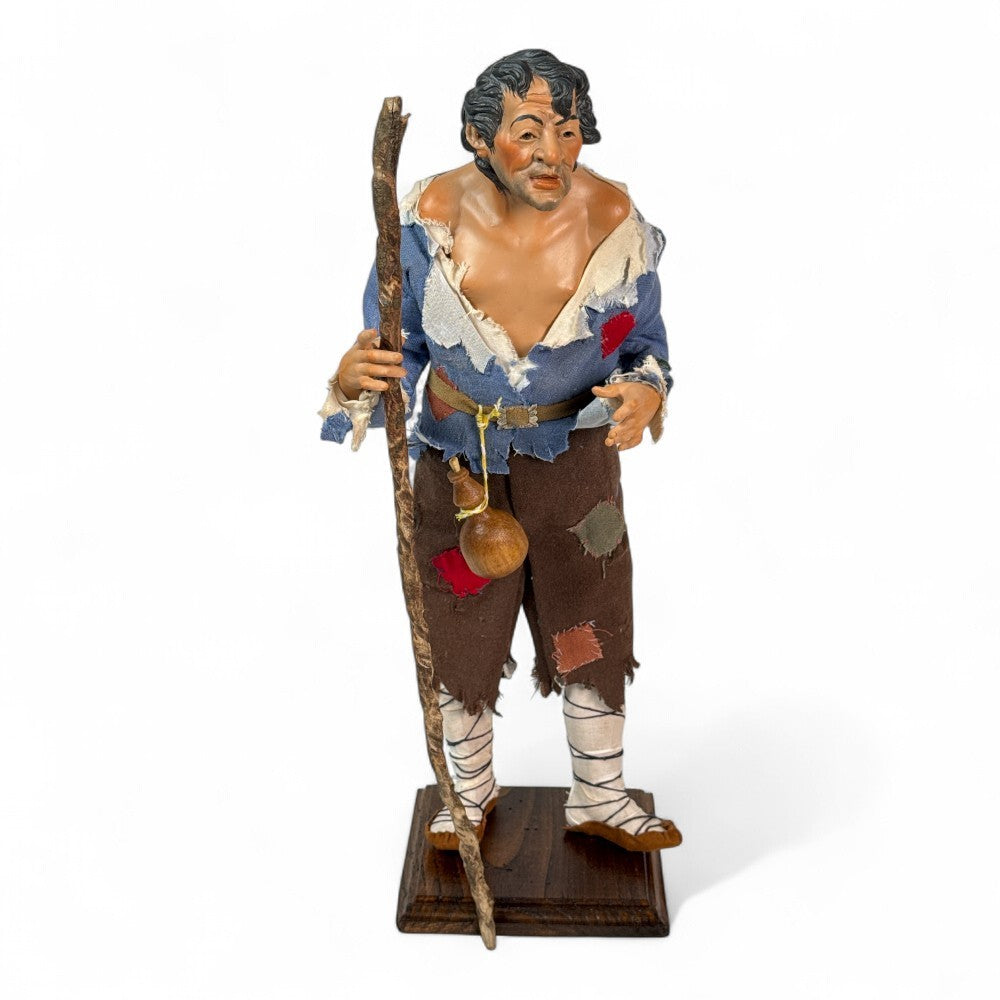 Pastore Mendicante 40 cm per presepe Napoletano