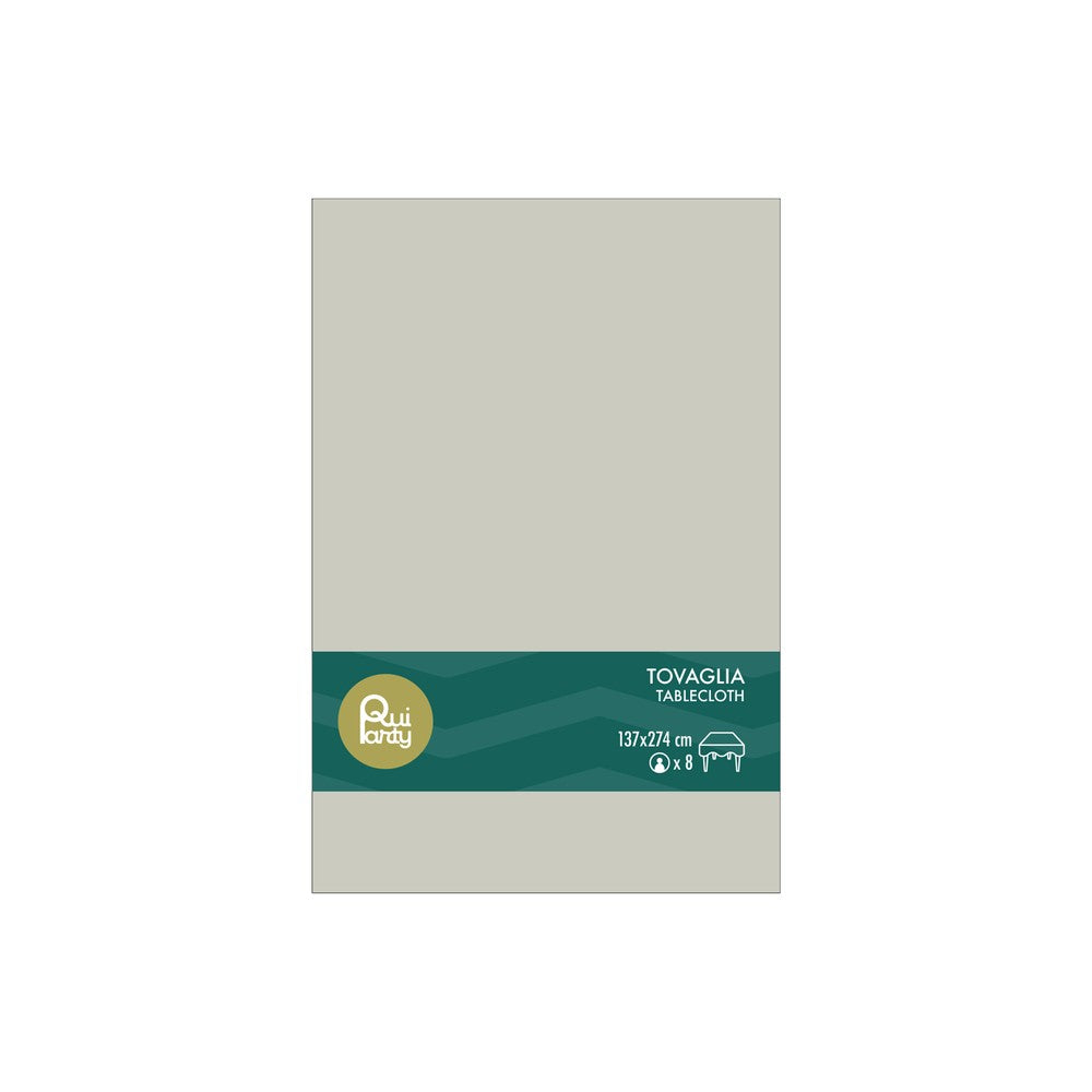 Tovaglia in plastica cm137x274 sabbia