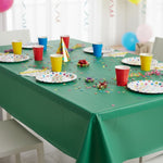 Tovaglia in plastica cm137x274 verde scuro